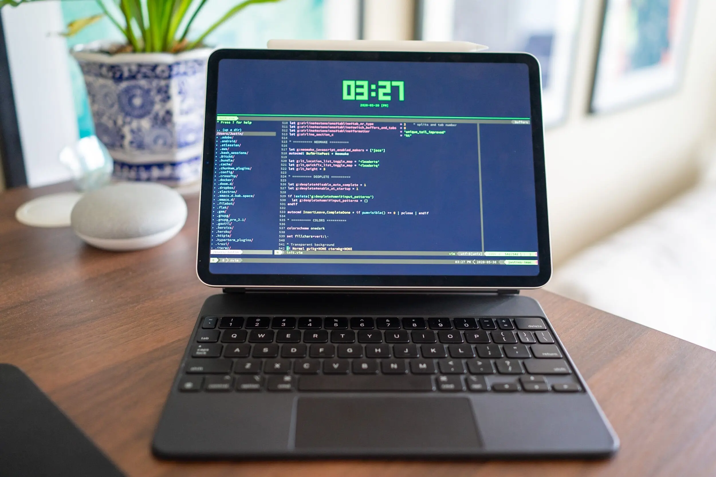 Coding on iPad with Termius